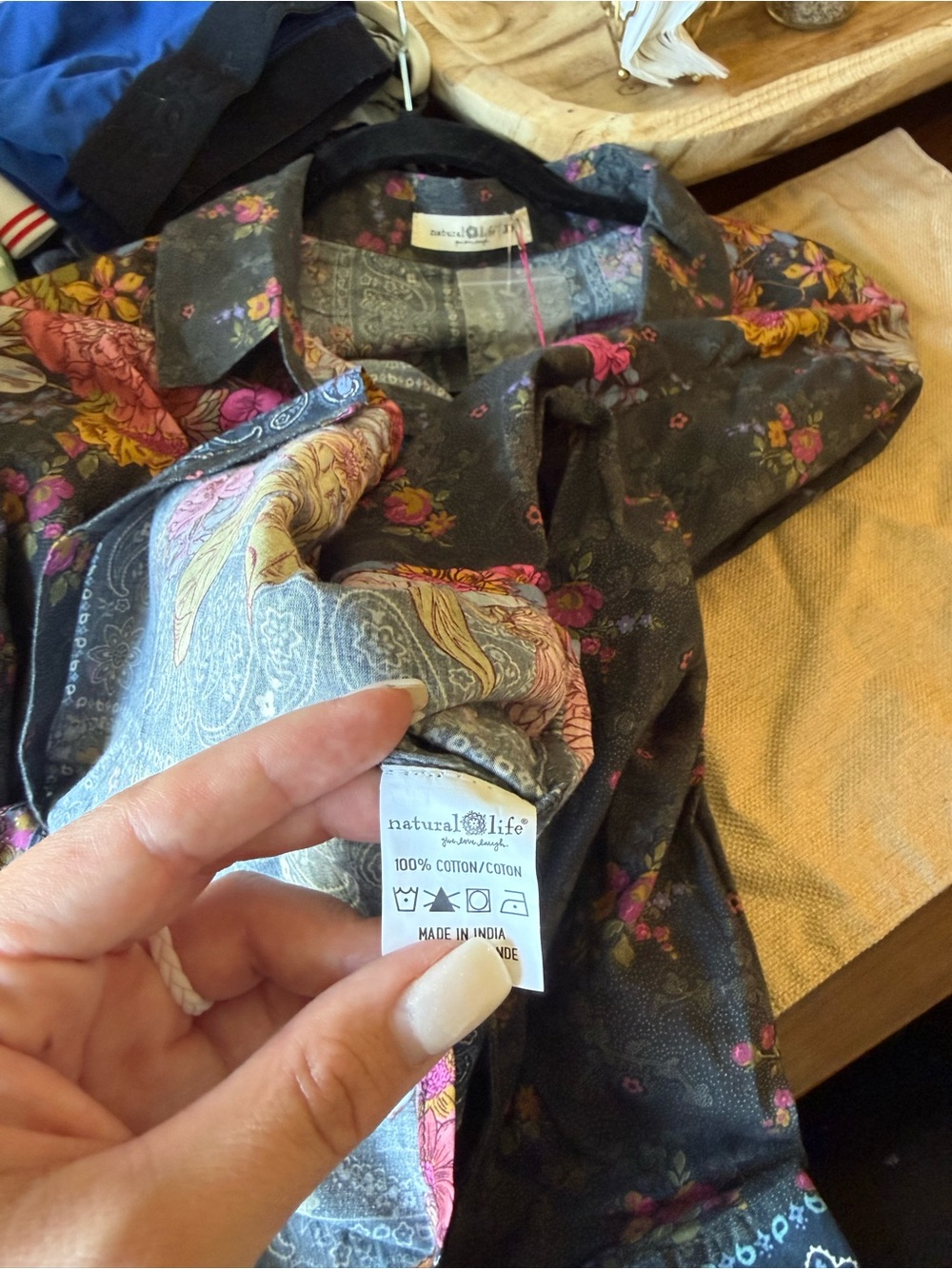 NWT Natural Life Barcelona Button Down & Patti Palazzo Pants Floral Cotton Set - Picture 9 of 11